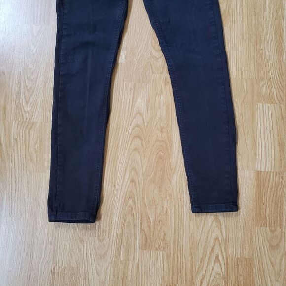 Topshop Moto Jamie High Waisted Skinny Jeans - size 25 in Black - Picture 5 of 14